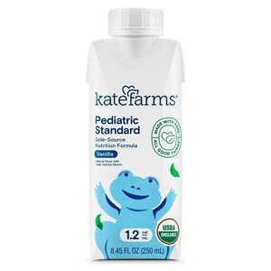NWT’s Kate farms Pediatric Standard Supplemental Formula, Vanilla Case of 12